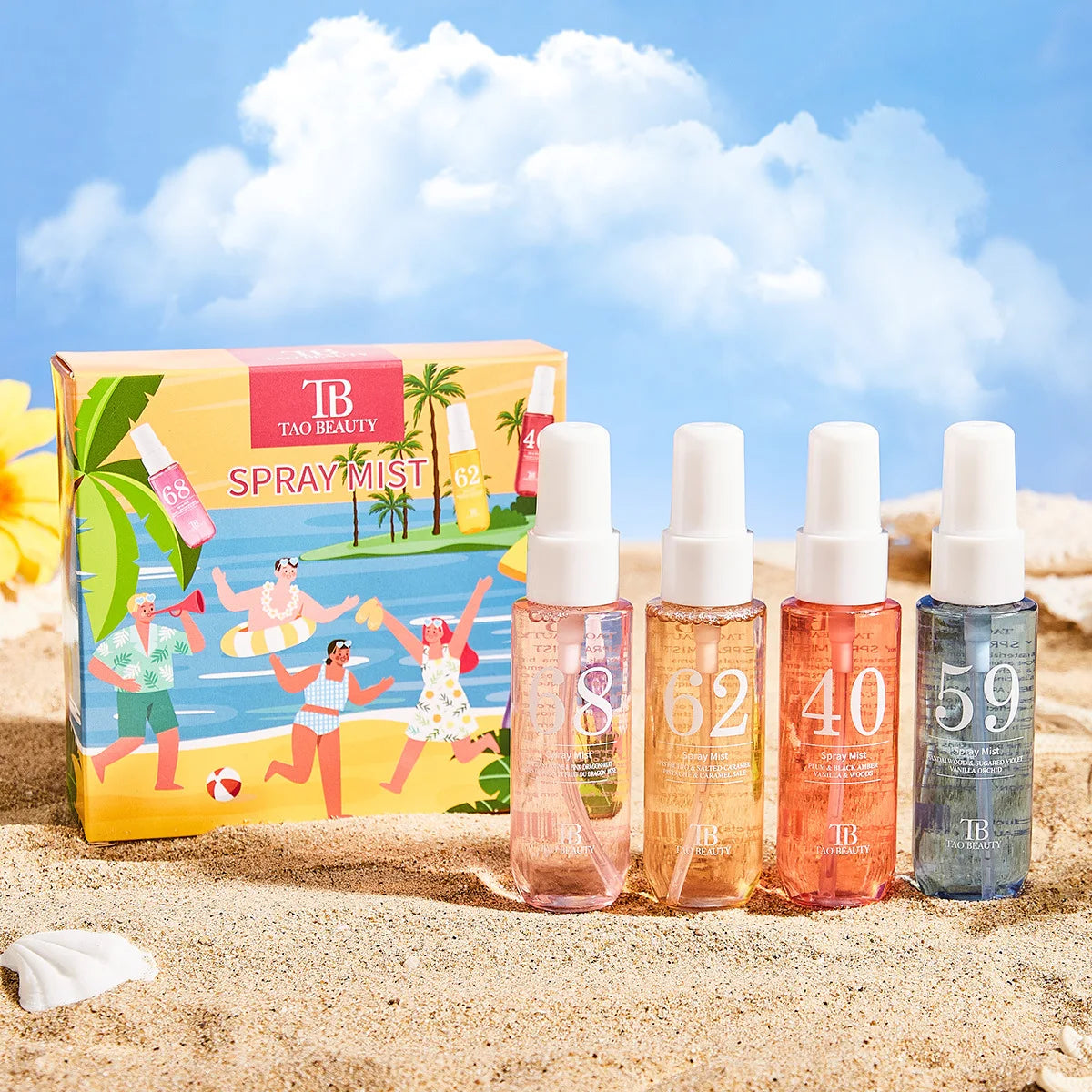 Coffret de parfum numérique, parfum frais, parfum longue durée, sans alcool, spray corporel adapté aux hommes et aux femmes, coffret cadeau