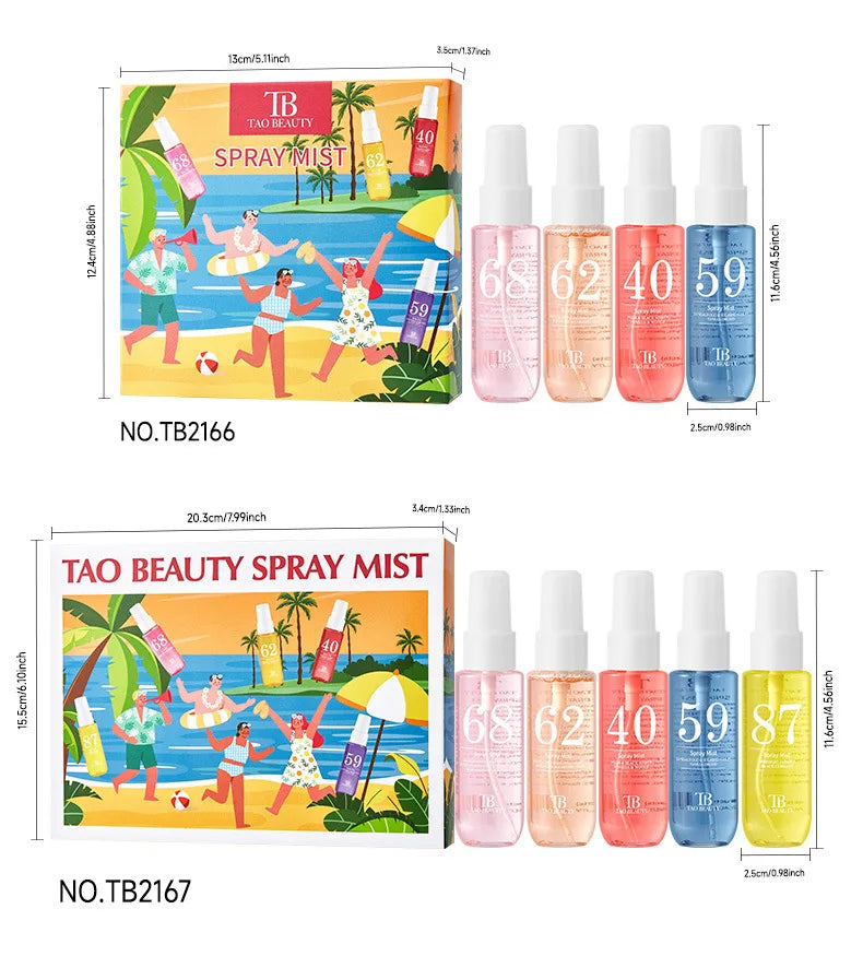 Coffret de parfum numérique, parfum frais, parfum longue durée, sans alcool, spray corporel adapté aux hommes et aux femmes, coffret cadeau