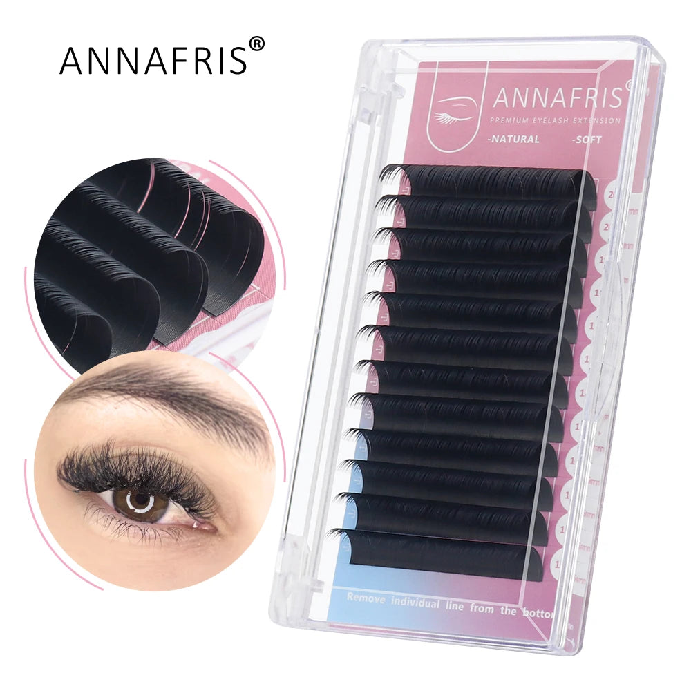 ANNAFRIS-Brosse à cils en cristal, tête souple, outil de maquillage, baguette d'extension de cils, mascara, 50 pièces