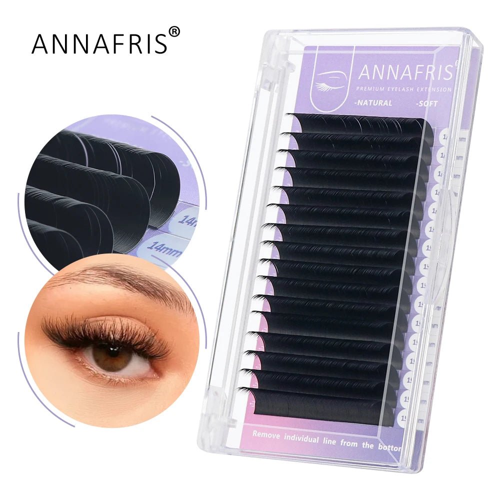 ANNAFRIS-Brosse à cils en cristal, tête souple, outil de maquillage, baguette d'extension de cils, mascara, 50 pièces