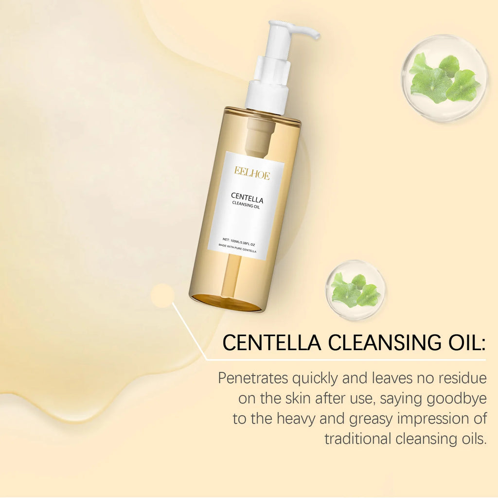 Centella soins du visage Combo démaquillant apaisant doux huile Centella nettoyant Centella sérum ensemble pour peaux sensibles soins quotidiens