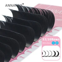 ANNAFRIS-Brosse à cils en cristal, tête souple, outil de maquillage, baguette d'extension de cils, mascara, 50 pièces