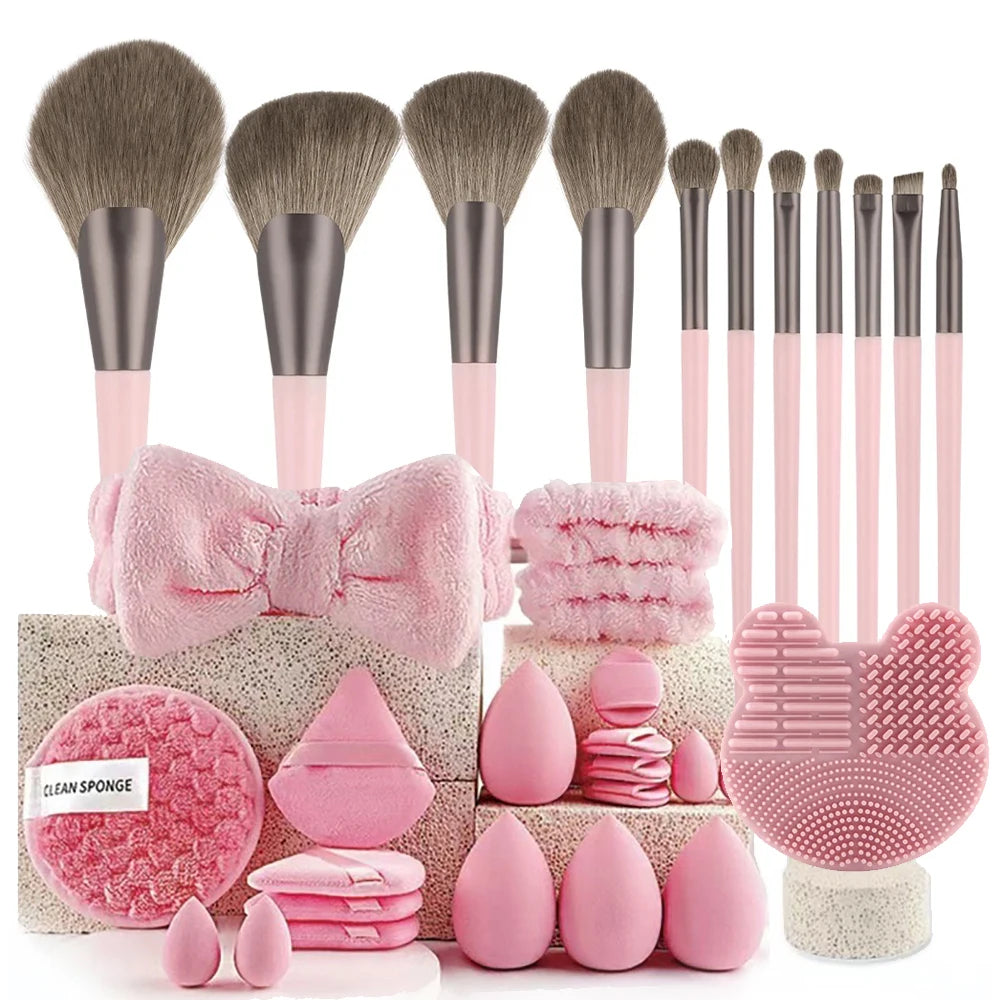 Set Pinceaux Rose
