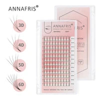 ANNAFRIS-Brosse à cils en cristal, tête souple, outil de maquillage, baguette d'extension de cils, mascara, 50 pièces