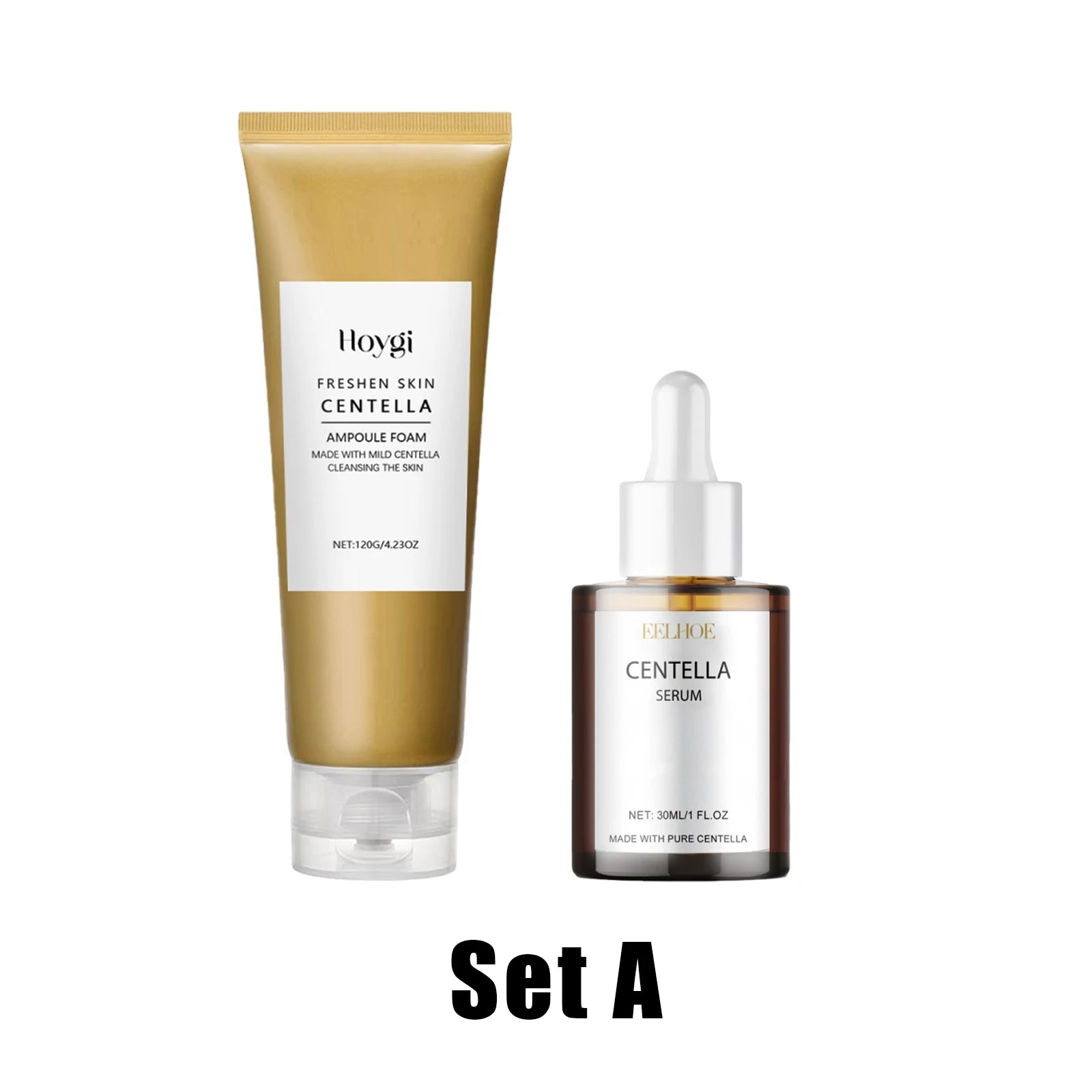 Centella soins du visage Combo démaquillant apaisant doux huile Centella nettoyant Centella sérum ensemble pour peaux sensibles soins quotidiens