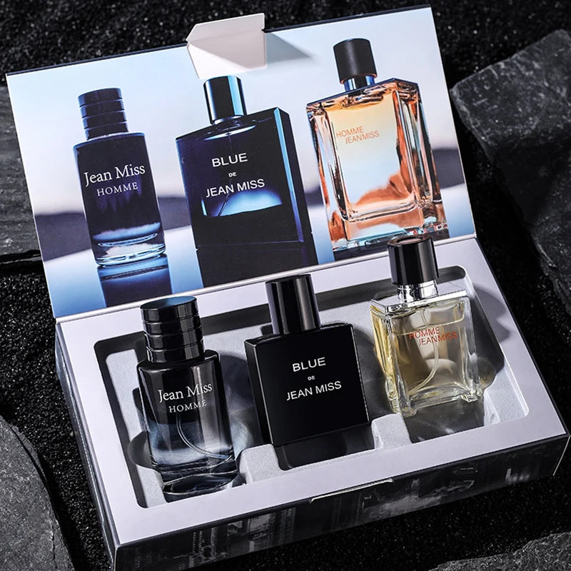Haute qualité 90ml hommes Parfum Hombre coffret cadeau 3 pièces ensemble Colognes Parfum Fascination Homme Parfums Masculinos Parfum durable nouveau