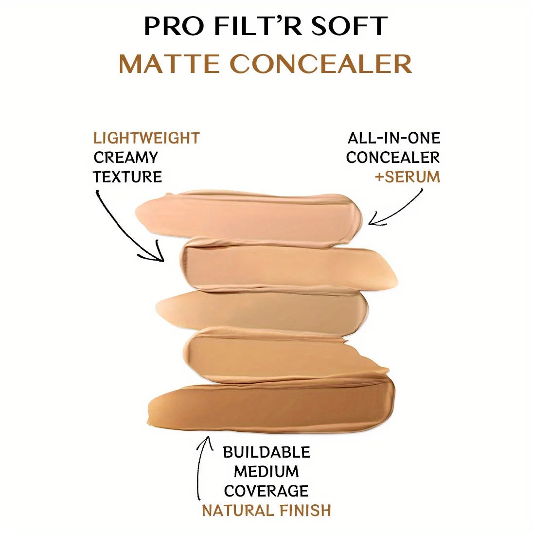 Fond de teint liquide imperméable à couverture complète, 2 pièces, bouffée de poudre triangulaire noire, finition mate longue durée, cernes et couverture imperfections