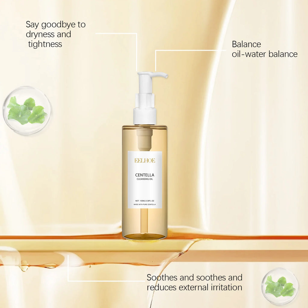 Centella soins du visage Combo démaquillant apaisant doux huile Centella nettoyant Centella sérum ensemble pour peaux sensibles soins quotidiens