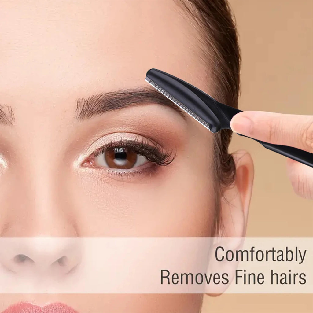 Rasoir à sourcils pour femmes, 10/30/40 pièces, outils de Dermaplanage exfoliants polyvalents avec couvercle de précision, beauté de sécurité