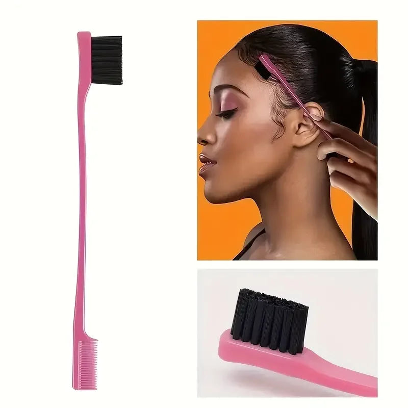 6 pièces/ensemble ensemble de brosses à cheveux coiffure vaporisateur bouteille cheveux tressage boucle Rat queue peigne taquin cheveux Brsuh bord contrôle brosse à cheveux