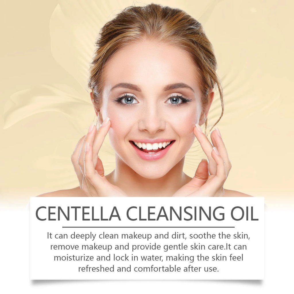 Centella soins du visage Combo démaquillant apaisant doux huile Centella nettoyant Centella sérum ensemble pour peaux sensibles soins quotidiens