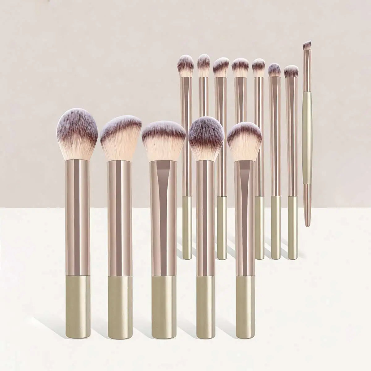 Ensemble de pinceaux de maquillage, 13 pièces, fond de teint, correcteur, poudre, fard à paupières, Blush, mélange Kabuki, outil de beauté cosmétique pour le visage