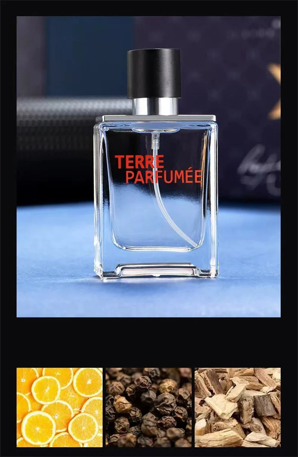 Marque de luxe Parfum hommes Cologne 100ml Parfums Homme coffret cadeau 4 pièces ensemble Parfums Masculinos naturel Floral fruité parfum Spray