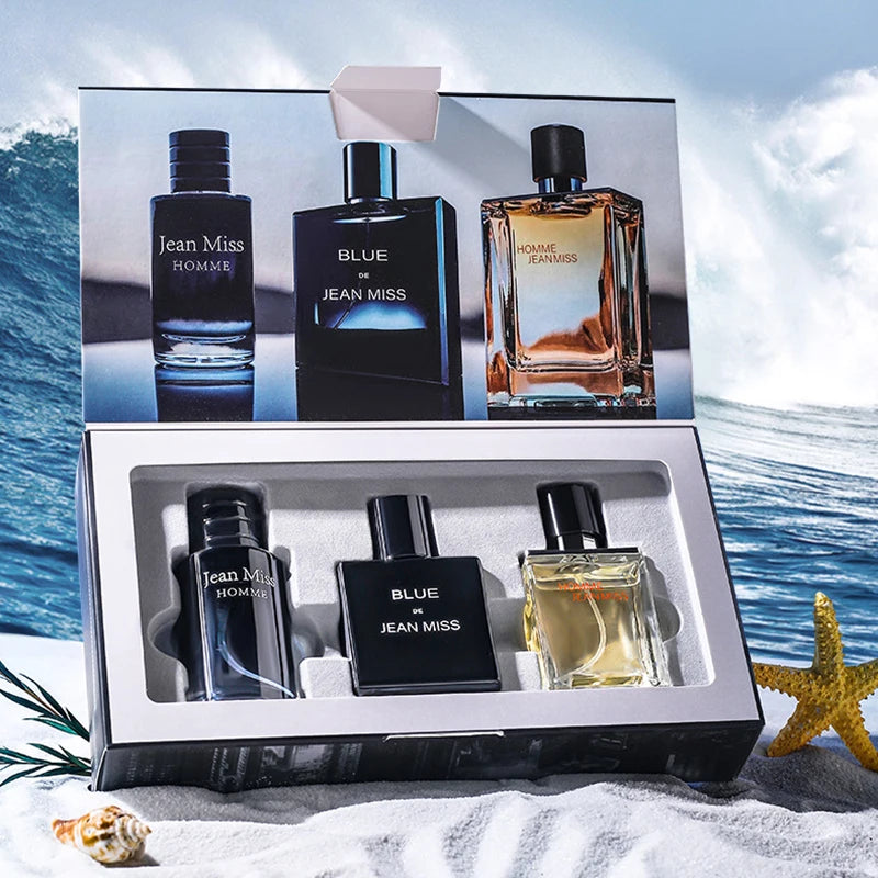 Haute qualité 90ml hommes Parfum Hombre coffret cadeau 3 pièces ensemble Colognes Parfum Fascination Homme Parfums Masculinos Parfum durable nouveau