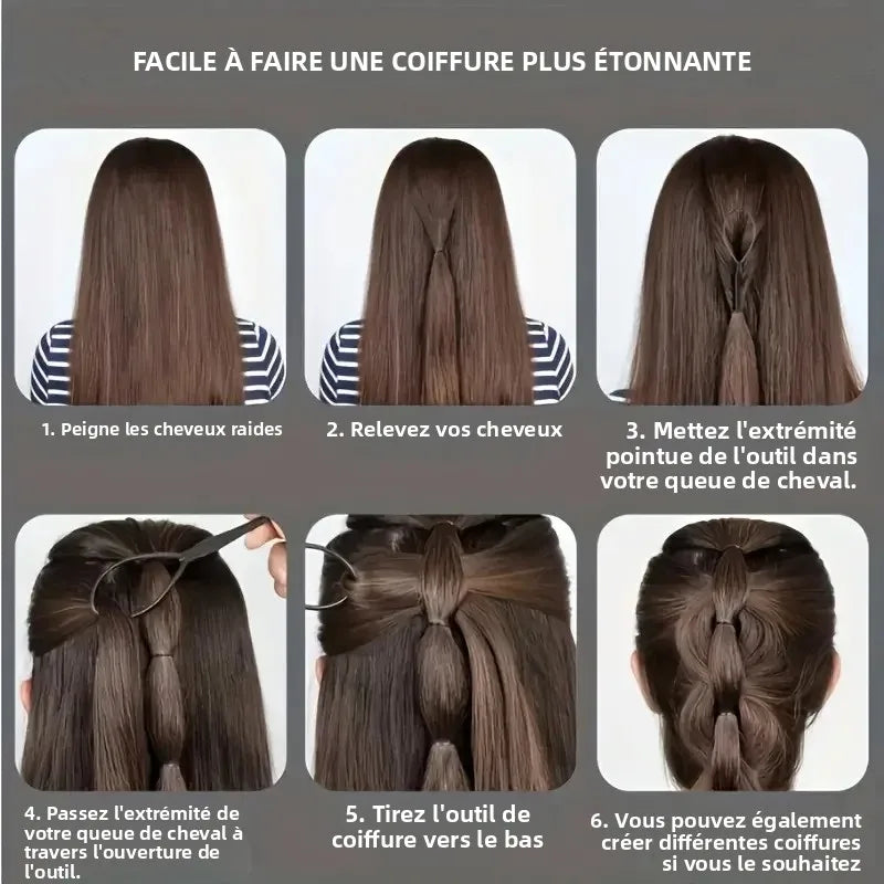 6 pièces/ensemble ensemble de brosses à cheveux coiffure vaporisateur bouteille cheveux tressage boucle Rat queue peigne taquin cheveux Brsuh bord contrôle brosse à cheveux
