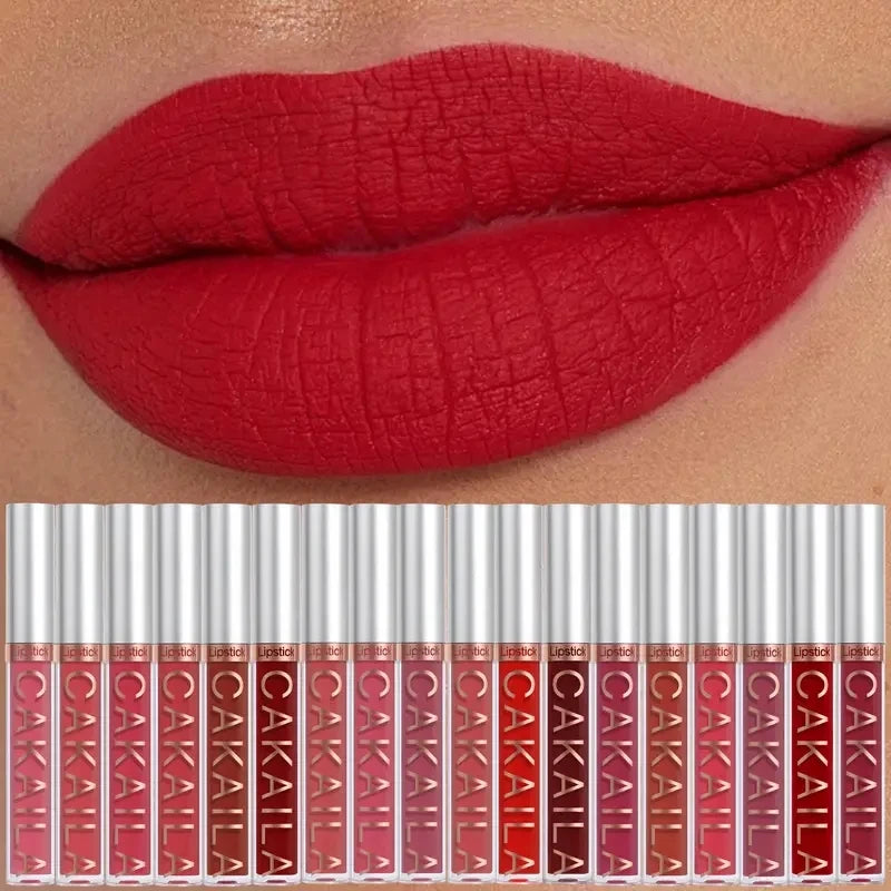 Ensemble de rouge à lèvres mat, 10 pièces, longue durée, ne se décolore pas, tasse antiadhésive, imperméable, cadeau exquis, vacances quotidiennes universelles