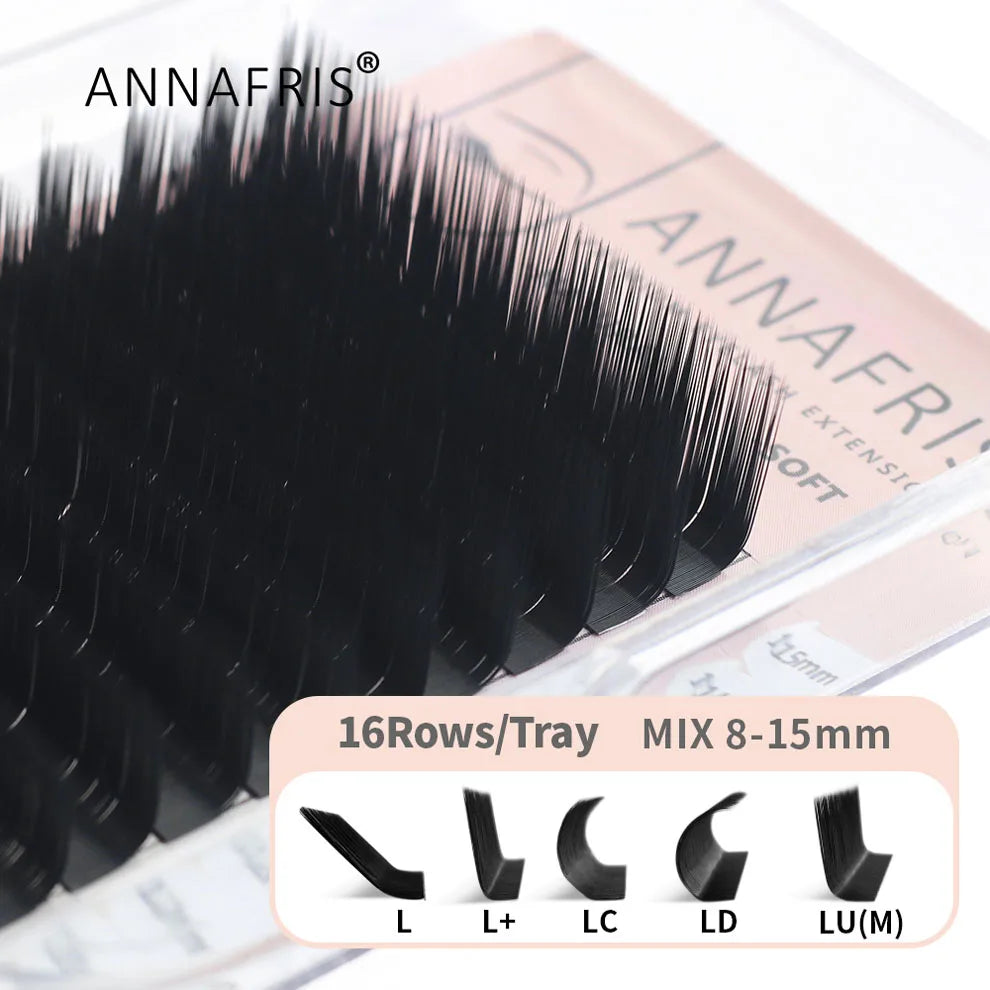 ANNAFRIS-Brosse à cils en cristal, tête souple, outil de maquillage, baguette d'extension de cils, mascara, 50 pièces