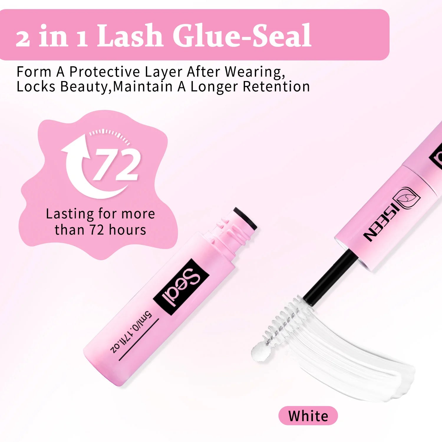 ISEEN – liaison et joint pour cils, 10ml, pour grappes de cils, Super tenue, longue durée, Non irritante, pour le bricolage à la maison