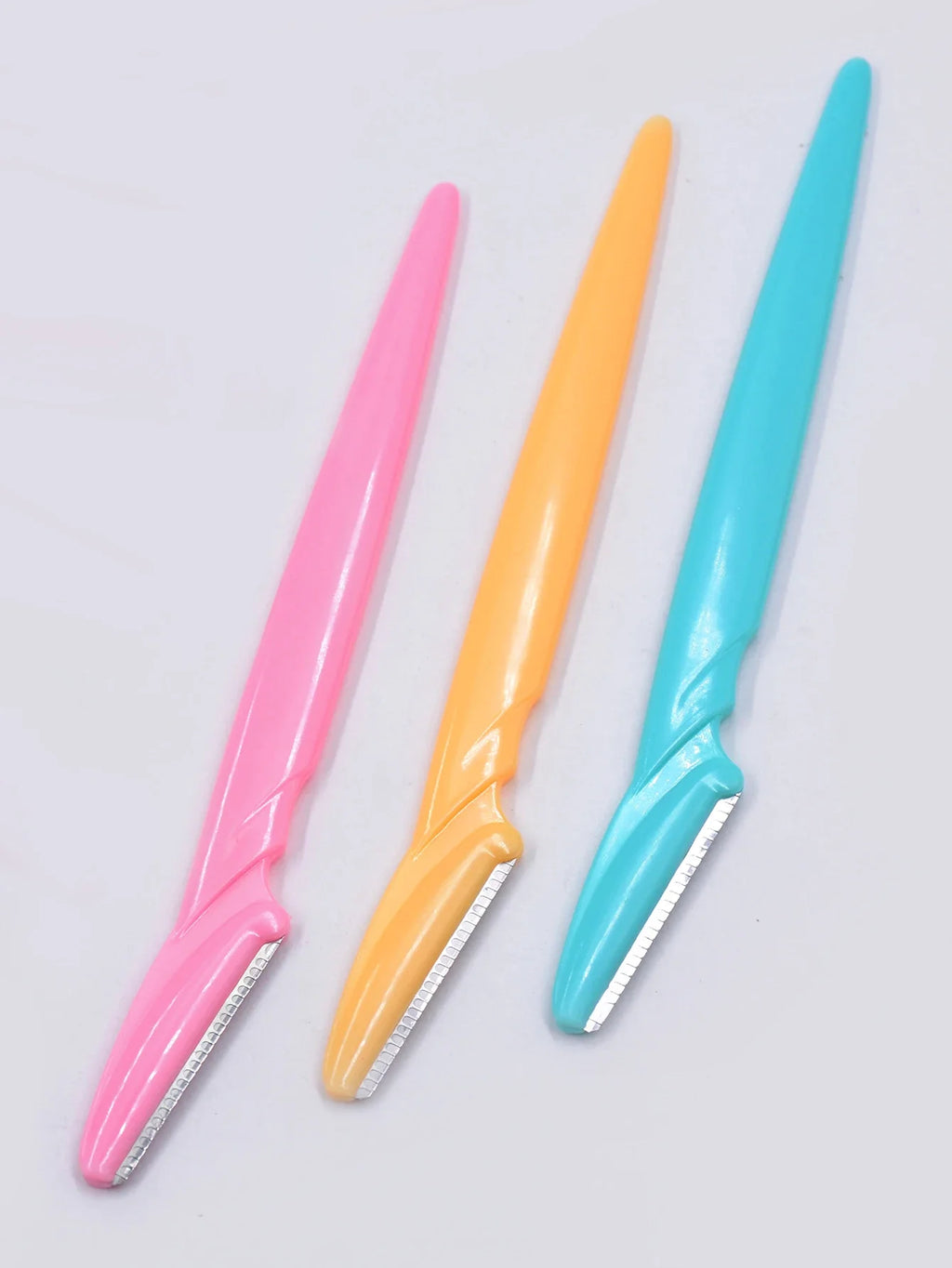 Rasoir à sourcils pour femmes, 10/30/40 pièces, outils de Dermaplanage exfoliants polyvalents avec couvercle de précision, beauté de sécurité