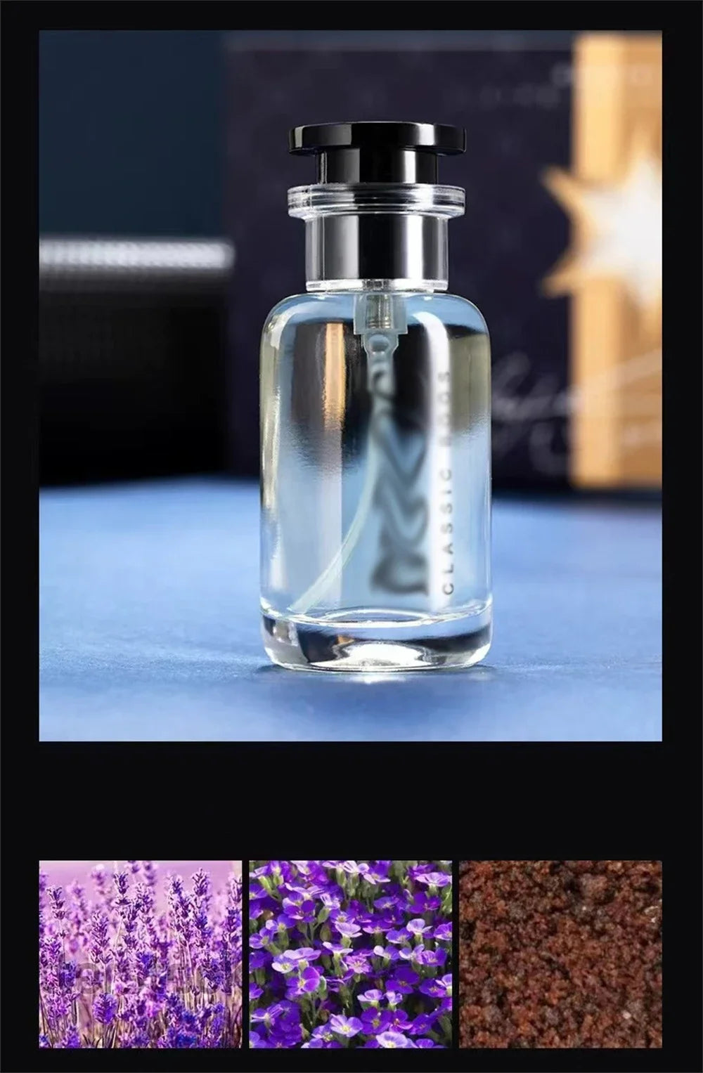 Marque de luxe Parfum hommes Cologne 100ml Parfums Homme coffret cadeau 4 pièces ensemble Parfums Masculinos naturel Floral fruité parfum Spray