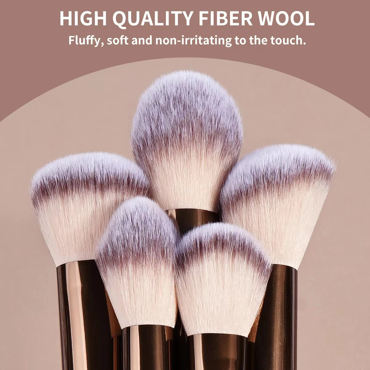 Ensemble de pinceaux de maquillage, 13 pièces, fond de teint, correcteur, poudre, fard à paupières, Blush, mélange Kabuki, outil de beauté cosmétique pour le visage
