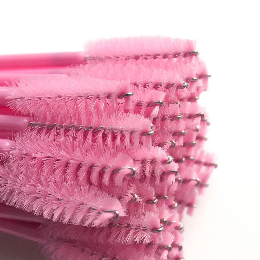 ANNAFRIS-Brosse à cils en cristal, tête souple, outil de maquillage, baguette d'extension de cils, mascara, 50 pièces