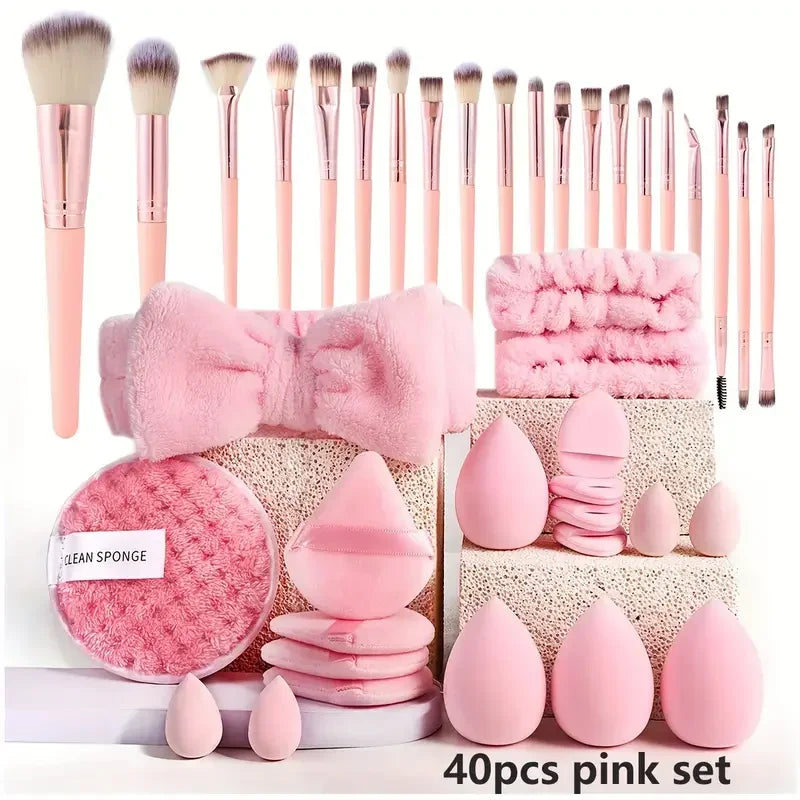 Set Pinceaux Rose